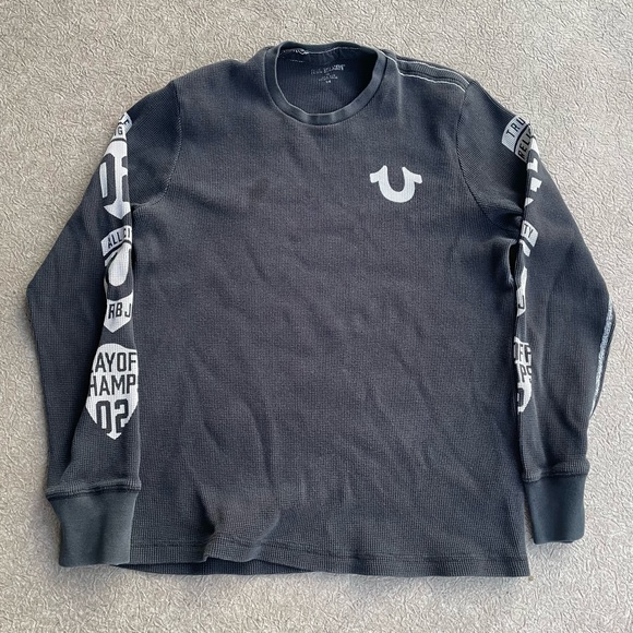 True Religion Other - True Religion Waffle Knit Long Sleeve Shirt